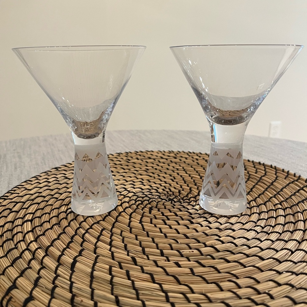 Vintage Missoni for Target Martini Glasses - Picture 3 of 3